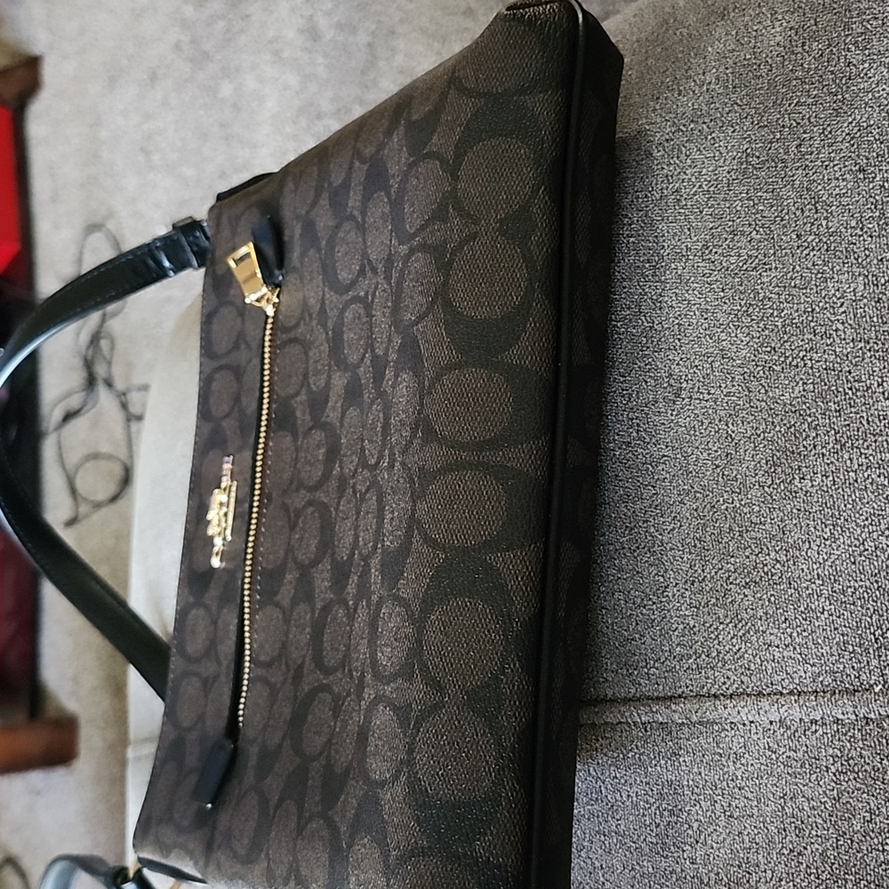Coach Black and Brown Crossbody Bag - Picture 16 of 16